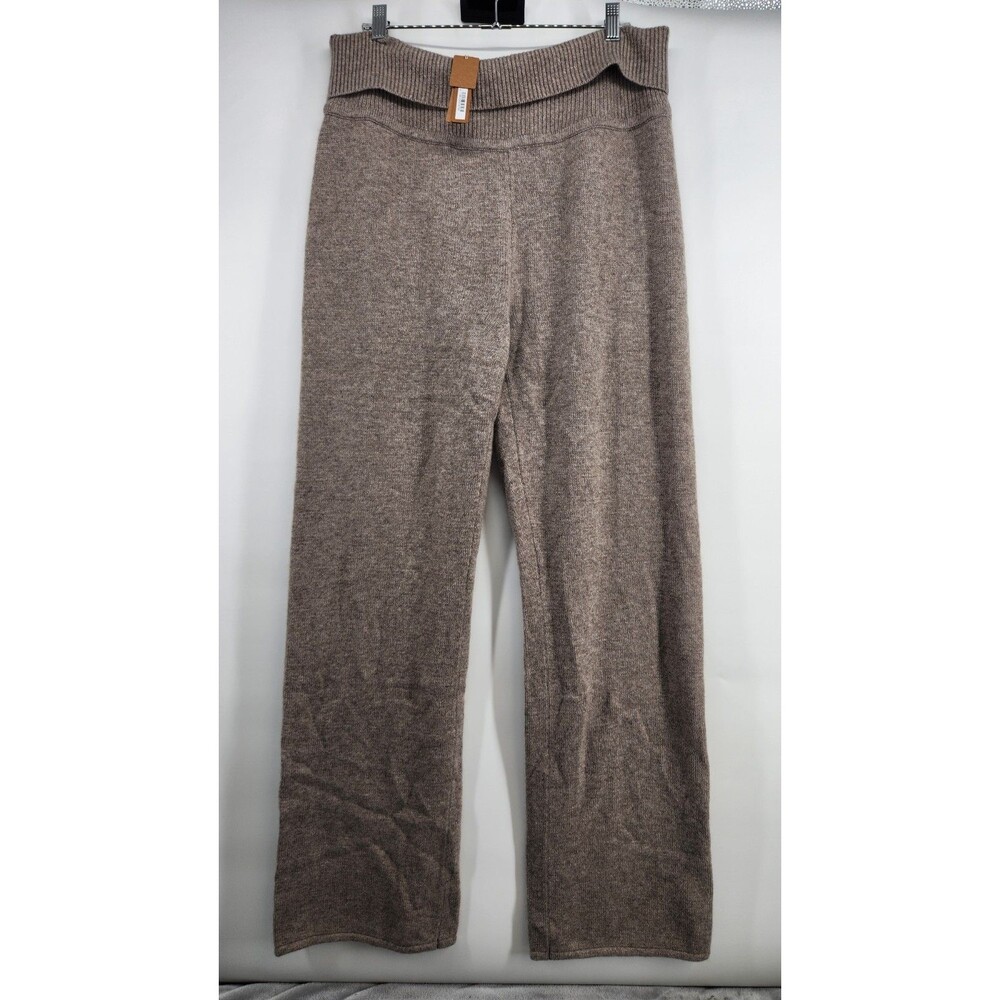 Skims Women's Large Linen Wool Cashmere Pants NWT